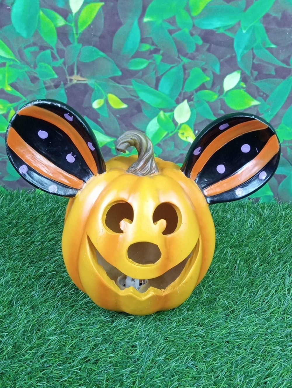 👻 Mickey Mouse Halloween Lighted Jack O'Lantern